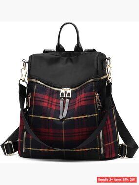 Waterproof Nylon Backpack Purse Convertible Daypack Travel Lightweight